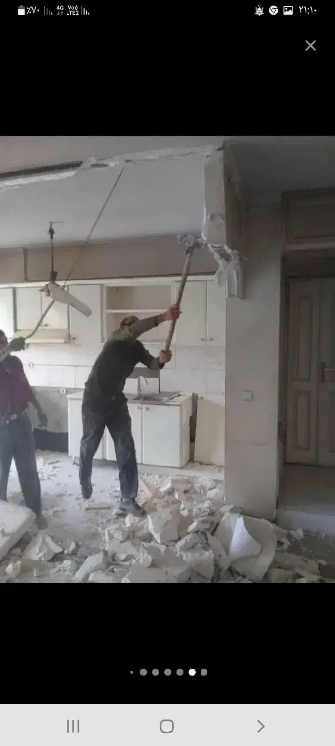 خدمات تخریب ساختمانی وکنده کاری|خدمات پیشه و مهارت|فردیس, قریشی|دیوار