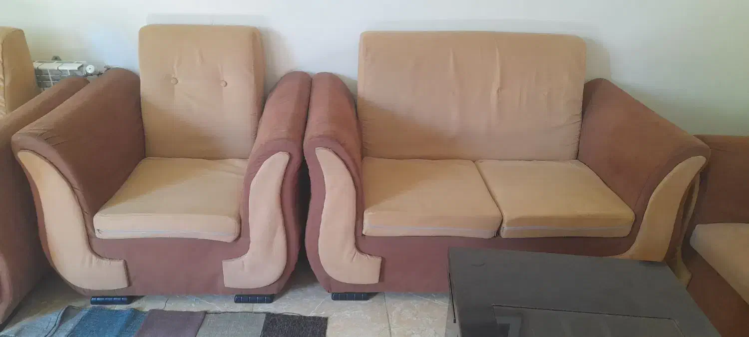 ۷ نفره دست دوم ـ ولی شیک و سالم ـ|مبلمان خانگی و میز عسلی|دیواندره, |دیوار