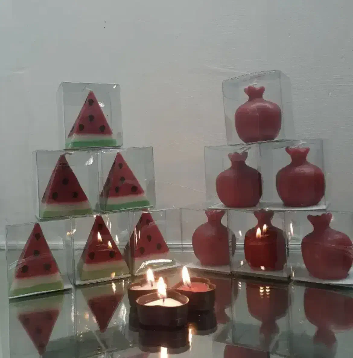 شمع یلدا ،قلمی ، وارمر|صنایع دستی و سایر لوازم تزئینی|شاهرود, |دیوار