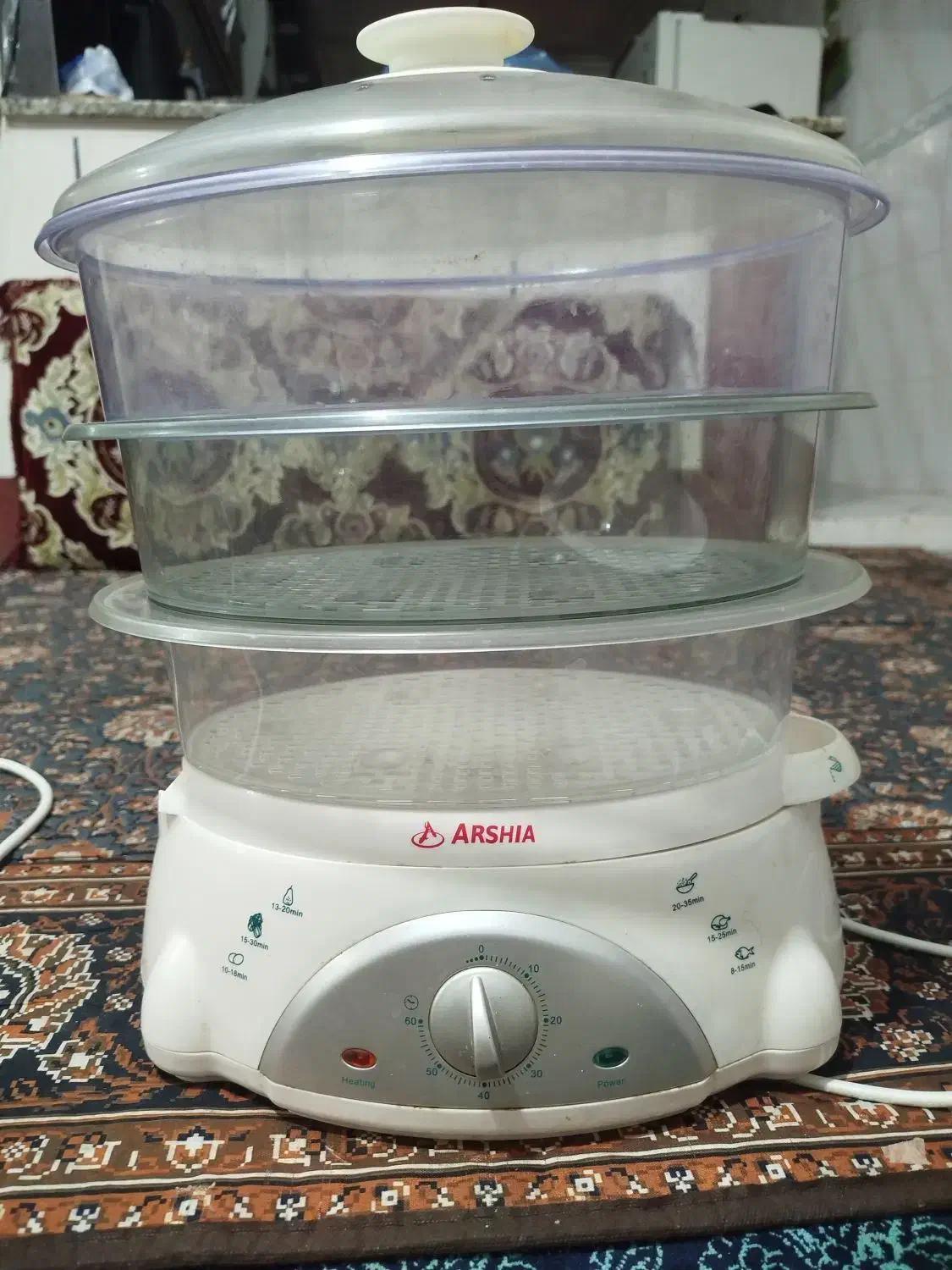 بخارپز و هواپز عرشیا سه دیس|اجاق گاز و لوازم برقی پختوپز|ایرانشهر, |دیوار