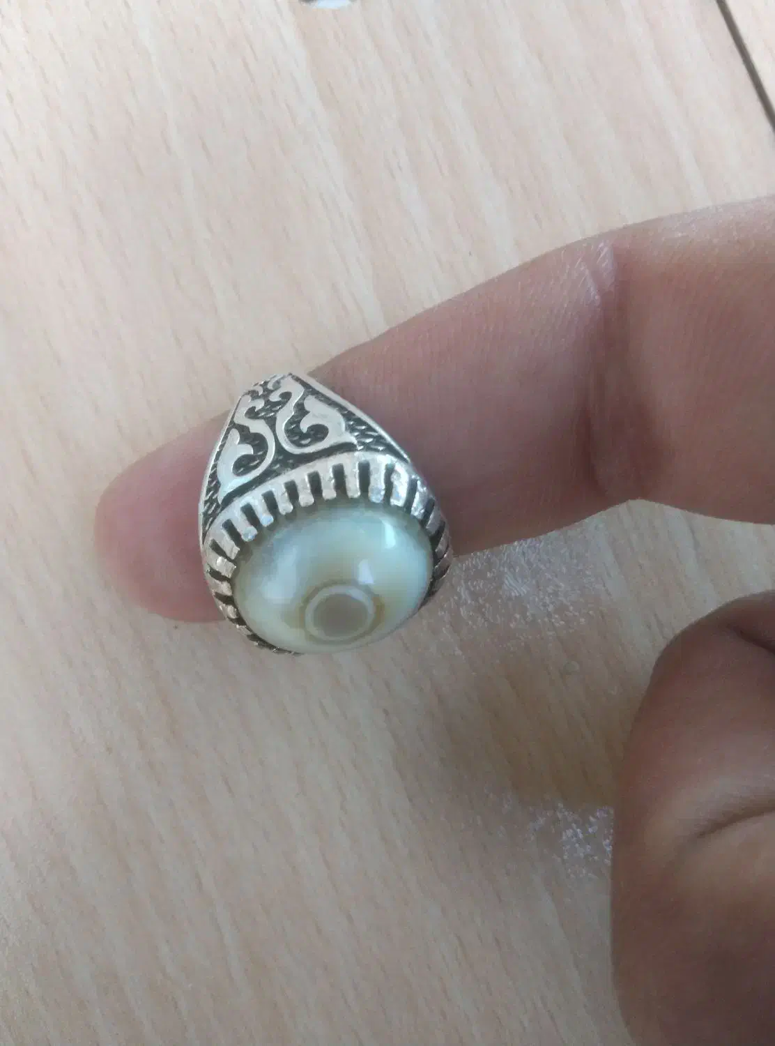 فروش انگشتر باباقوری سنگ بسیار خاصیت دار|جواهرات|بوشهر, |دیوار