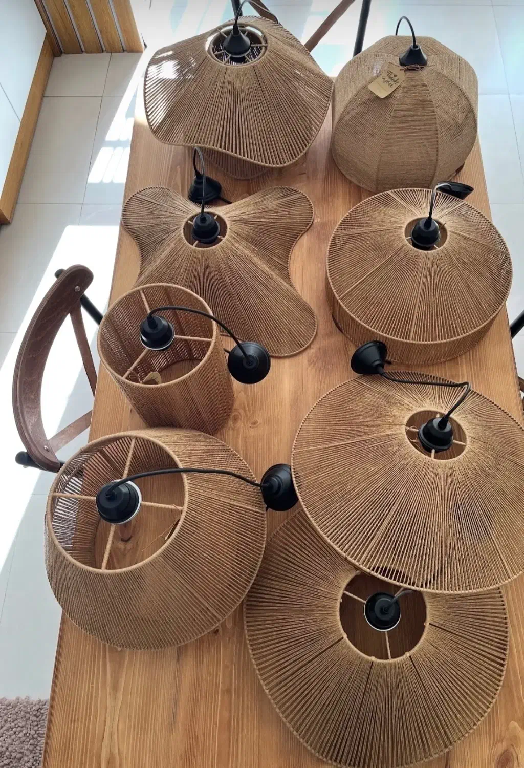 بافت انواع مکرومه|لوستر و چراغ آویز|مشهد, عبادی|دیوار