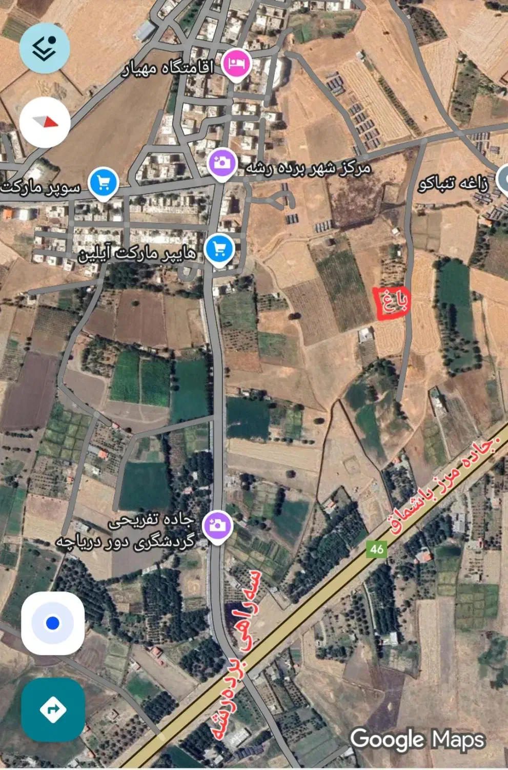 باغ در برده رشه با درختان بزرگ|فروش زمین و ملک کلنگی|خاو و میرآباد, |دیوار