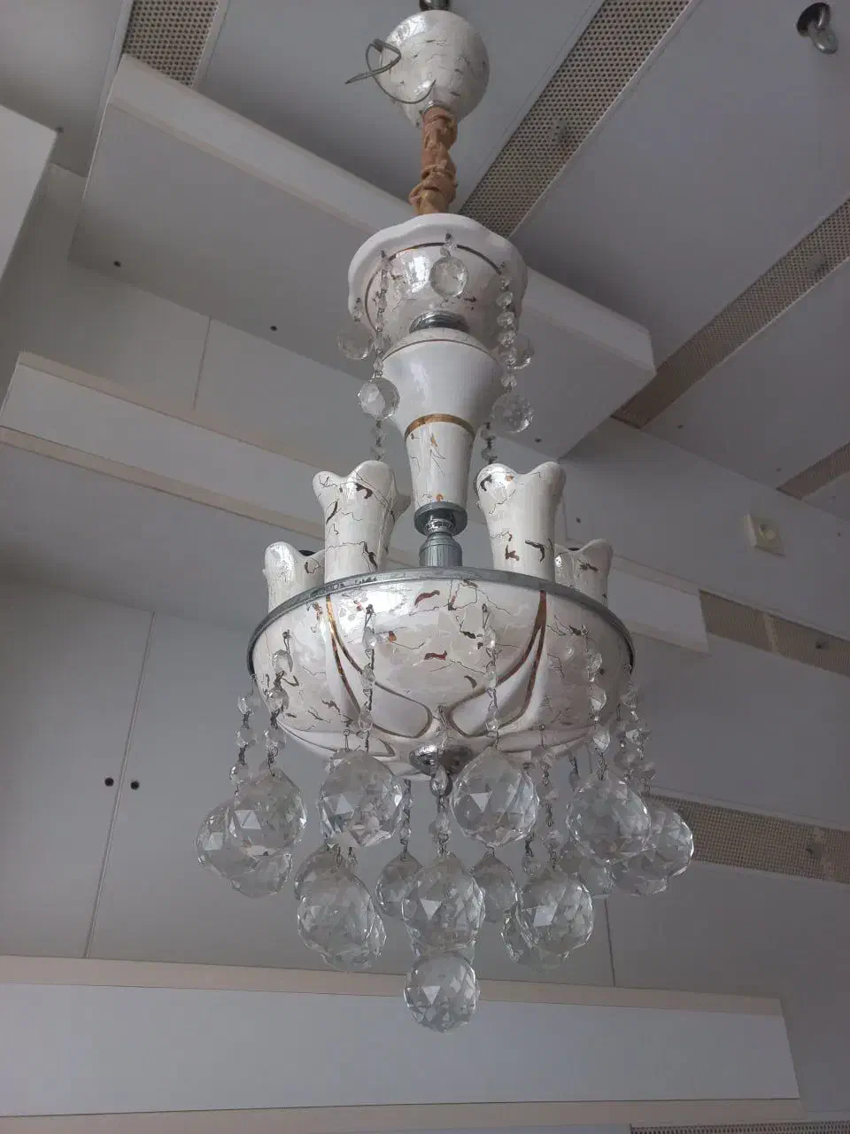 لوستر 6 شعله یونیک و پرنور اعلا و درجه یک|لوستر و چراغ آویز|ساری, |دیوار