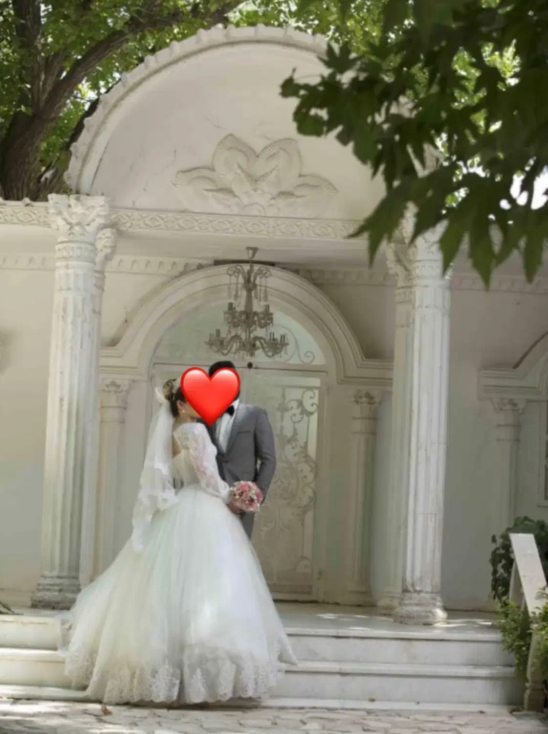 لباس عروس ترک مزونی یکباراستفاده شده|لباس|شیراز, عفیفآباد|دیوار