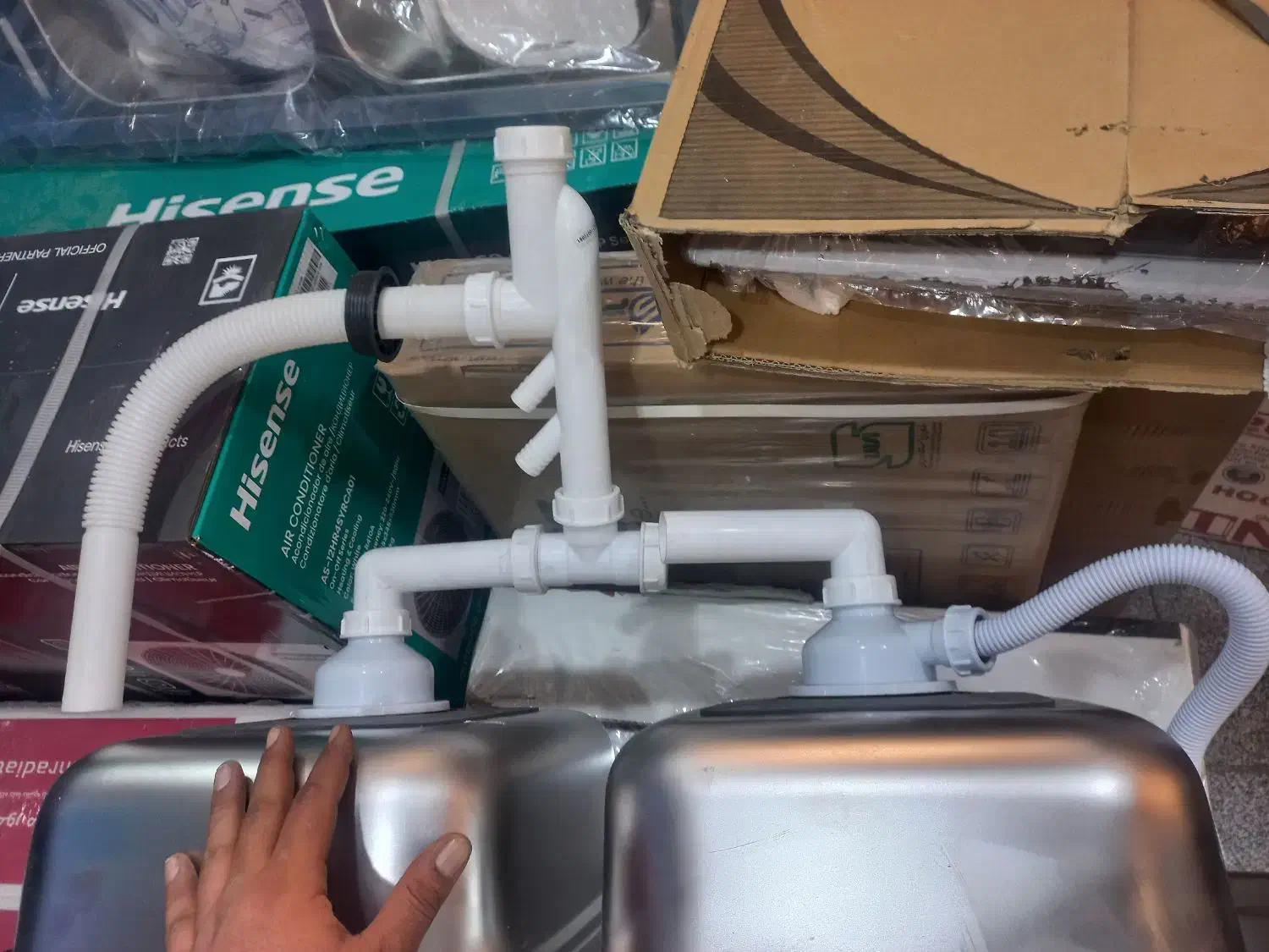 سینک توکار ۱۲۰ در ۵۰|مصالح و تجهیزات ساختمان|مشهد, میعاد (شهرک غرب)|دیوار