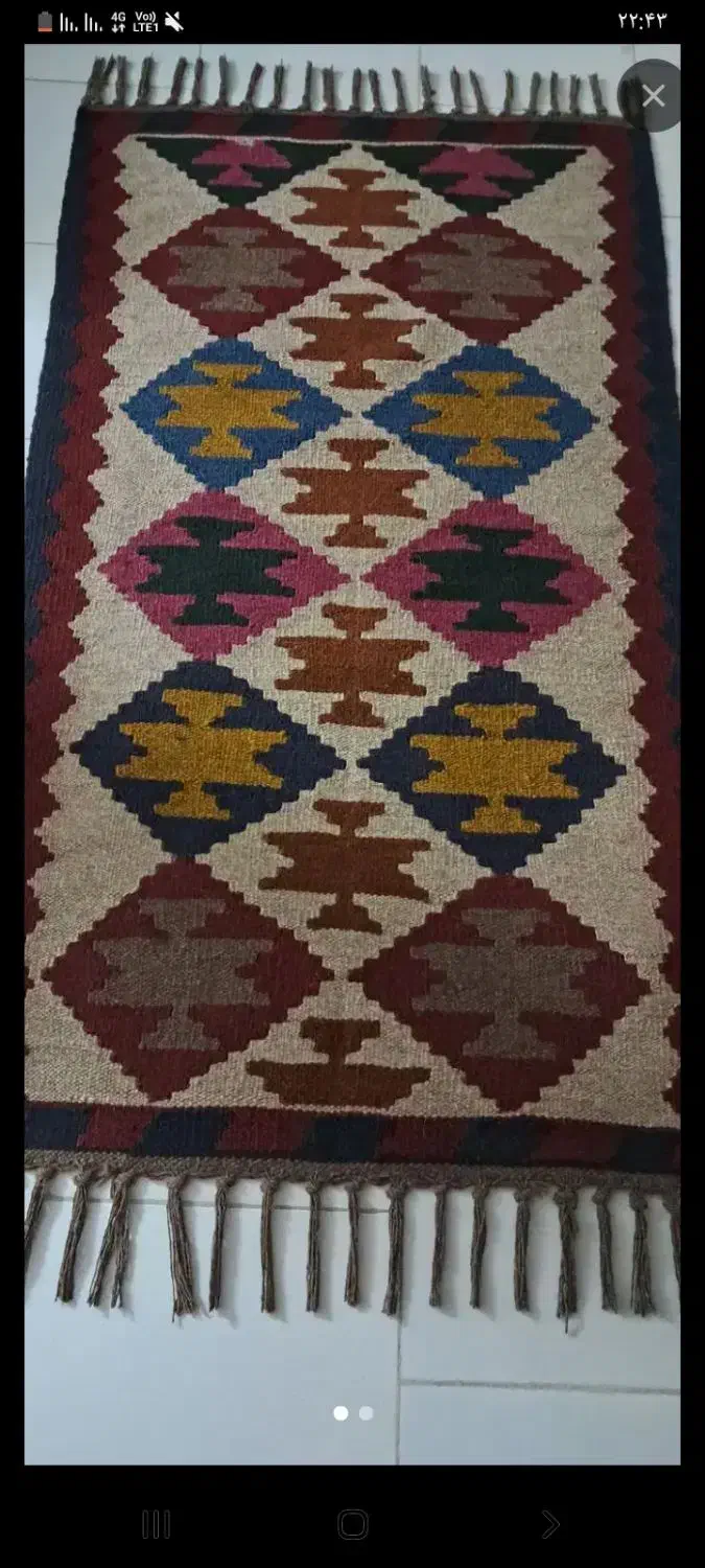 گلیمنونو|گلیم، جاجیم، گبه|بیرجند, |دیوار