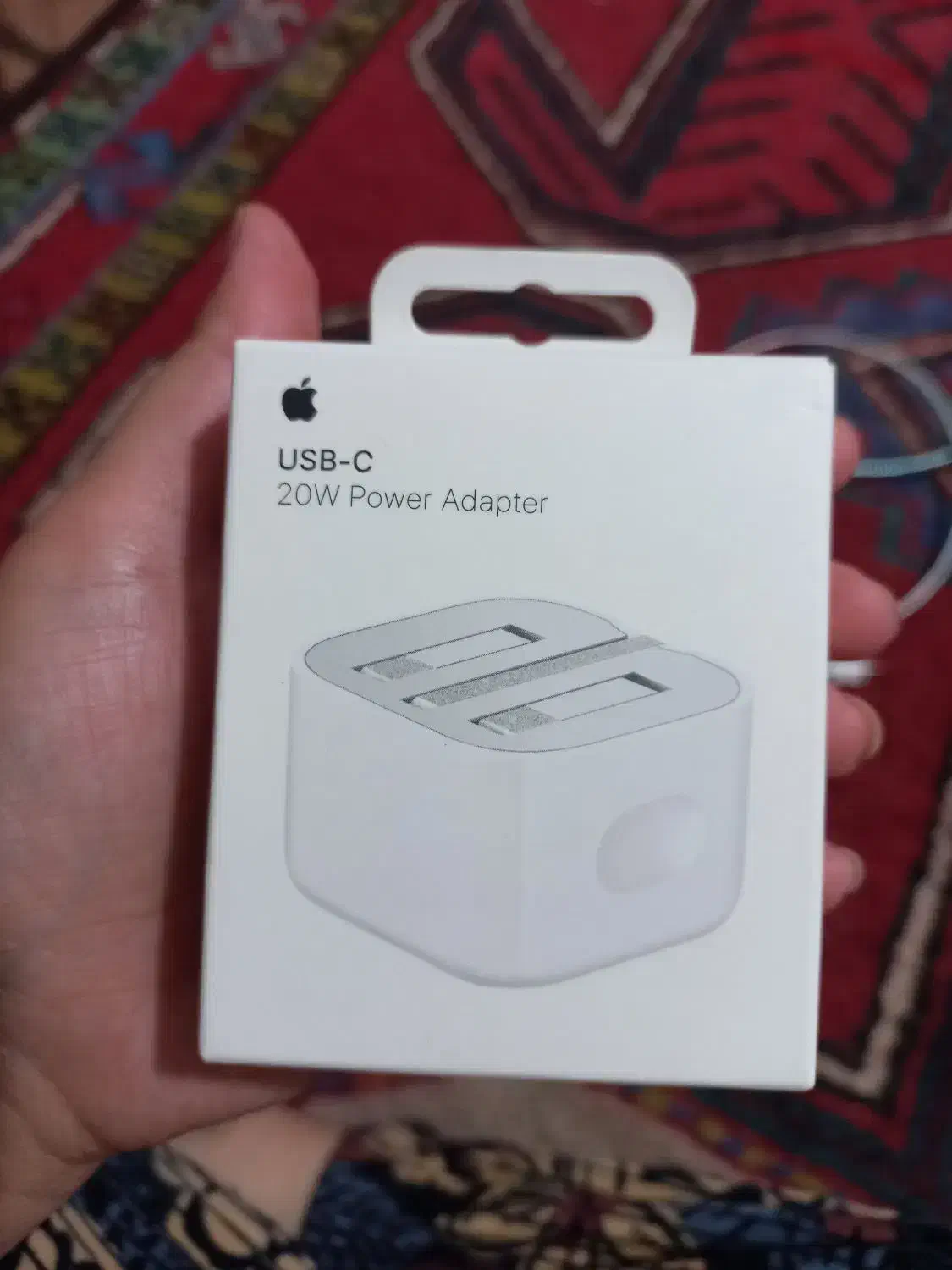 آداپتور اصلی آیفون نو به همراه کابل فروش فوری|لوازم جانبی موبایل و تبلت|اردبیل, |دیوار