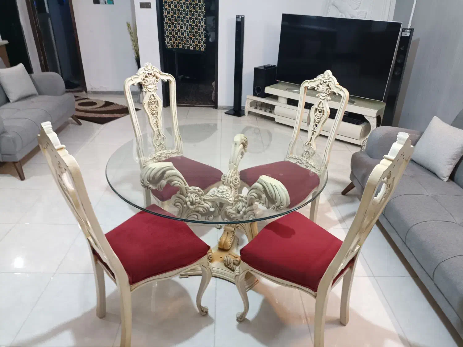 میز و صندلی نهارخوری|میز و صندلی غذاخوری|مشهد, نیروی هوایی|دیوار