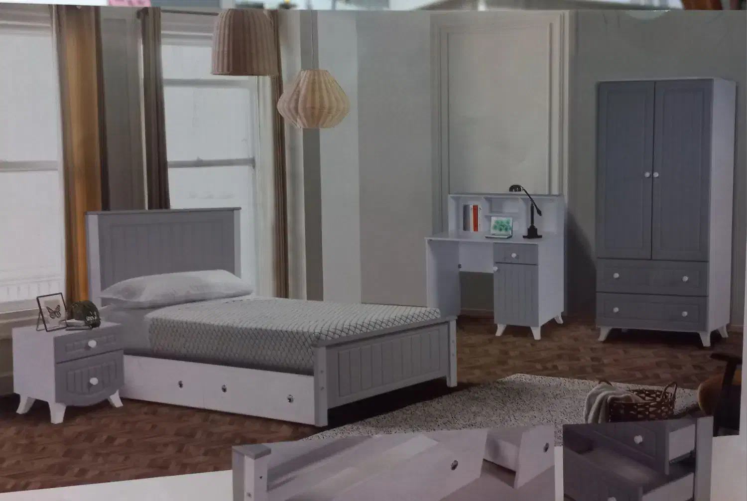 تخت نوجوان|تخت و سرویس خواب|هشتگرد, شهرک راه آهن|دیوار