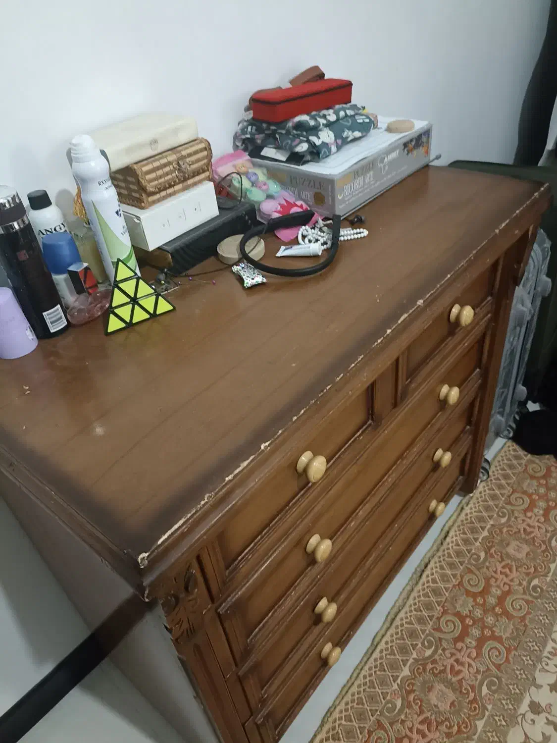 دراور چوبی|جاکفشی، کمد، دراور|سمنان, |دیوار