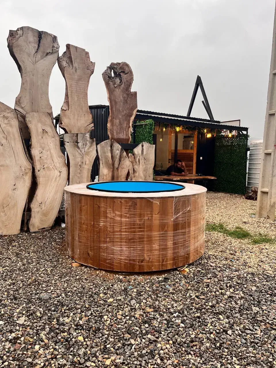 جکوزی با چوب ترمو|لوازم حمام|گرگان, |دیوار