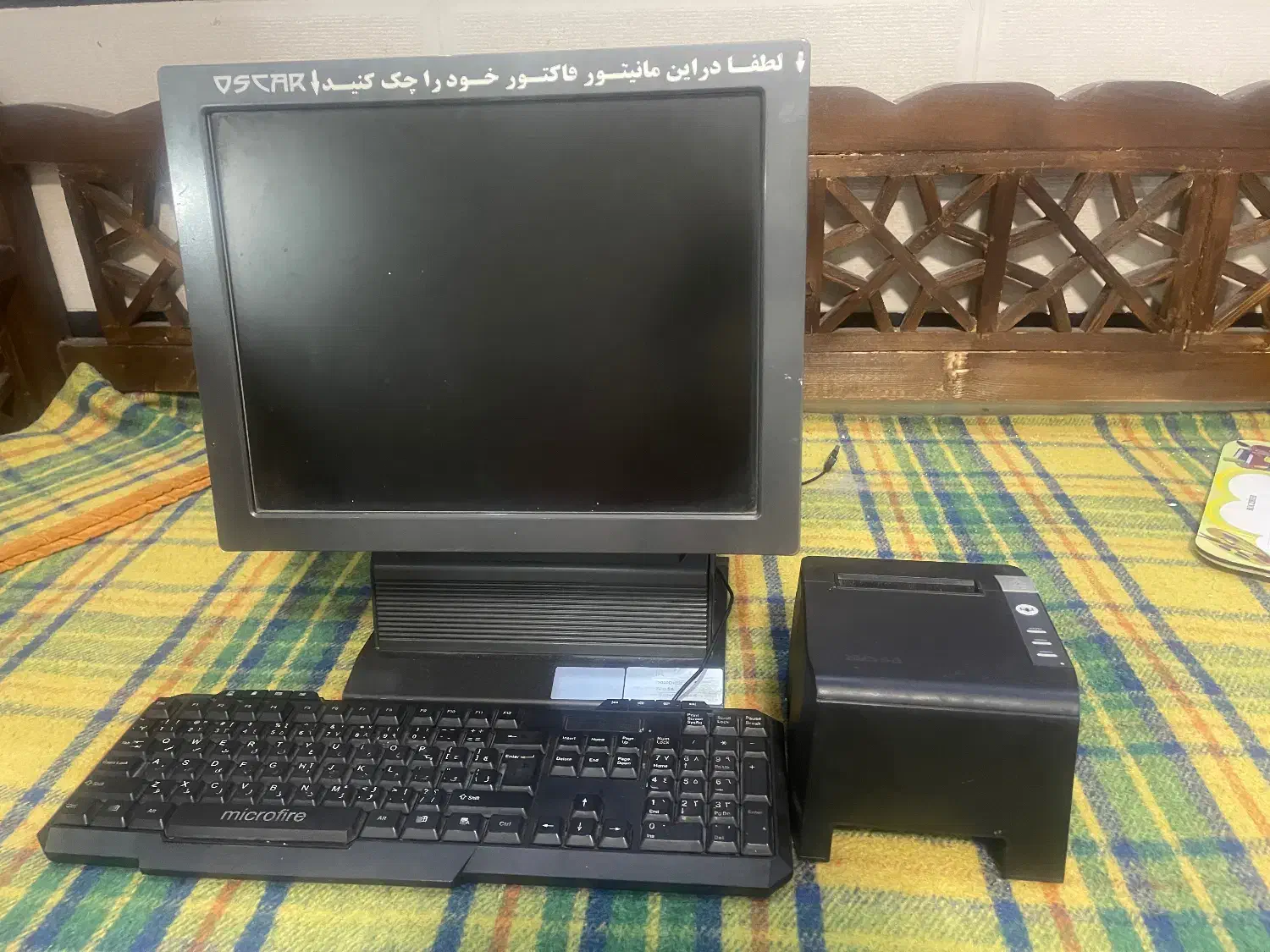 مانیتور حسابداری مغازه دارای پرینتر|رایانه رومیزی|شیراز, گلدشت معالی‌آباد|دیوار