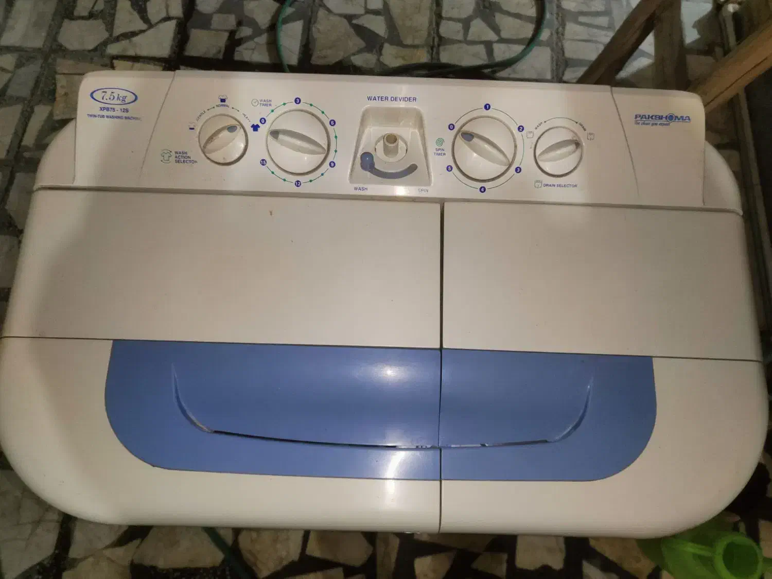 ماشین لباسشویی دوقلو پاکشوما ۷ نیم کیلویی|ماشین لباسشویی و خشک‌کن لباس|زاهدان, |دیوار