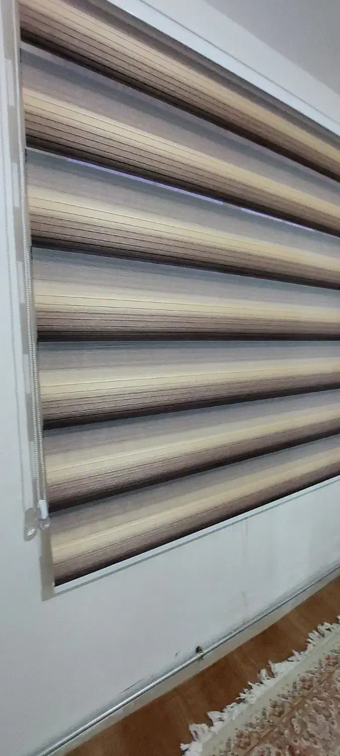 زبرا دولایه سایه روشن تک مکانیزم پرده مبین|پرده، رانر، رومیزی|تبریز, |دیوار