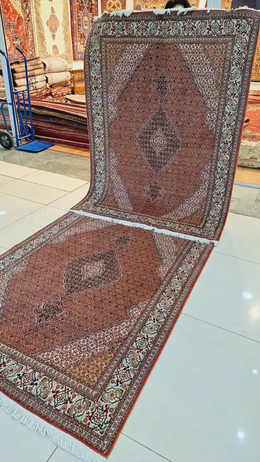 جفت قالیچه دستباف ۵۰ رج تبریز|فرش|تهران, اکباتان|دیوار