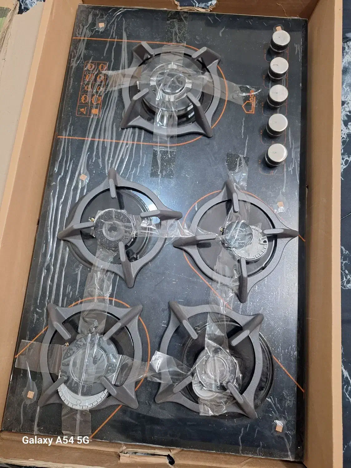 گاز ۵ شعله   تمیز استفاده نشده|اجاق گاز و لوازم برقی پخت‌وپز|ورامین, ورامین|دیوار