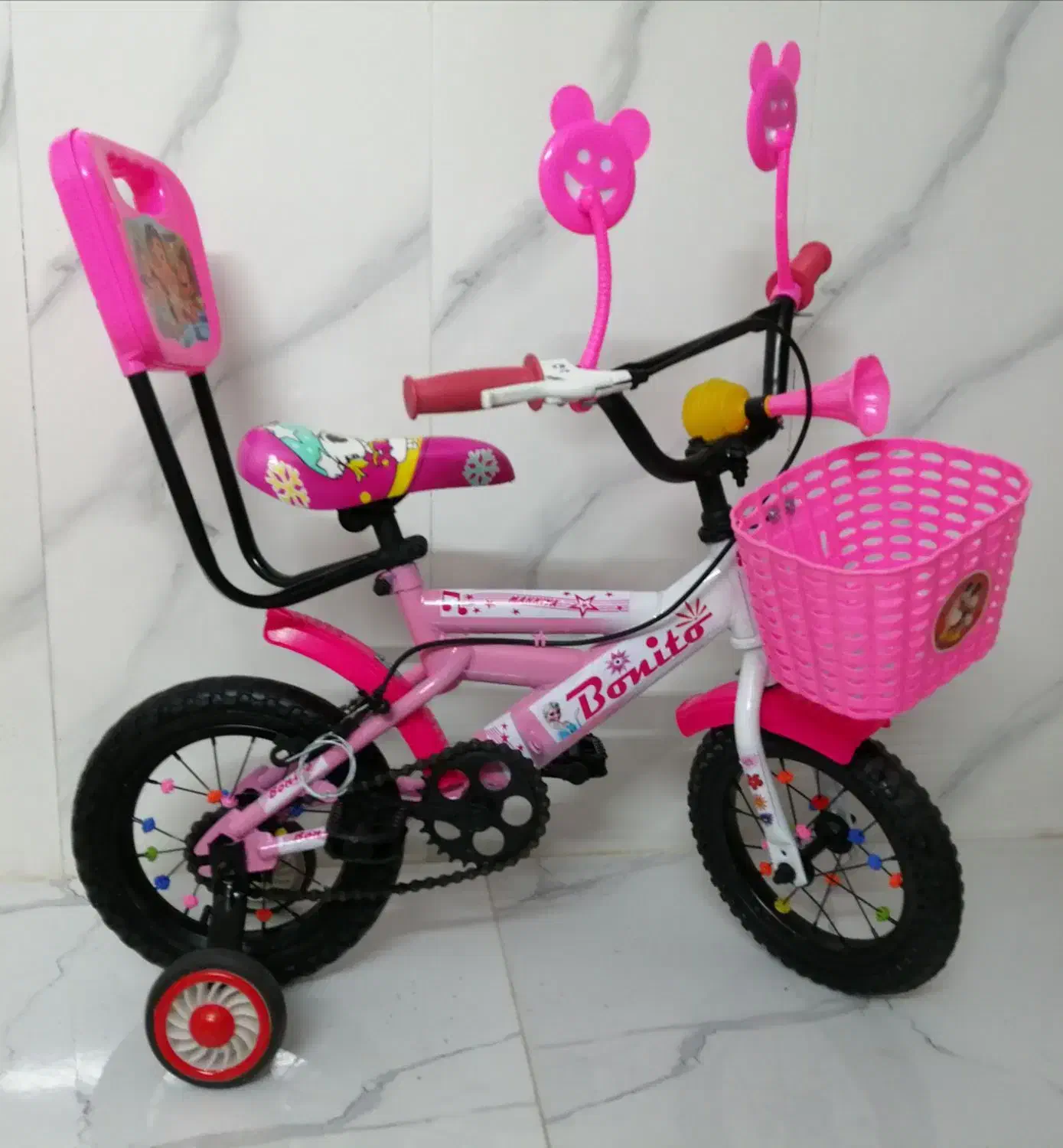 دوچرخه سایز 12 وسایز 16 دخترانه صورتی وپسرانه|دوچرخه، اسکیت، اسکوتر|مشهد, شهید هاشمی نژاد|دیوار