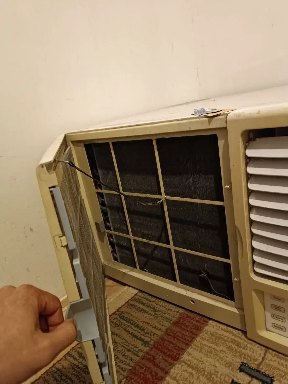 فروش کولر پنجره ای مدل سامسونگ باکنترل ترتمیز|کولر گازی و فنکوئل|آستانه اشرفیه, |دیوار