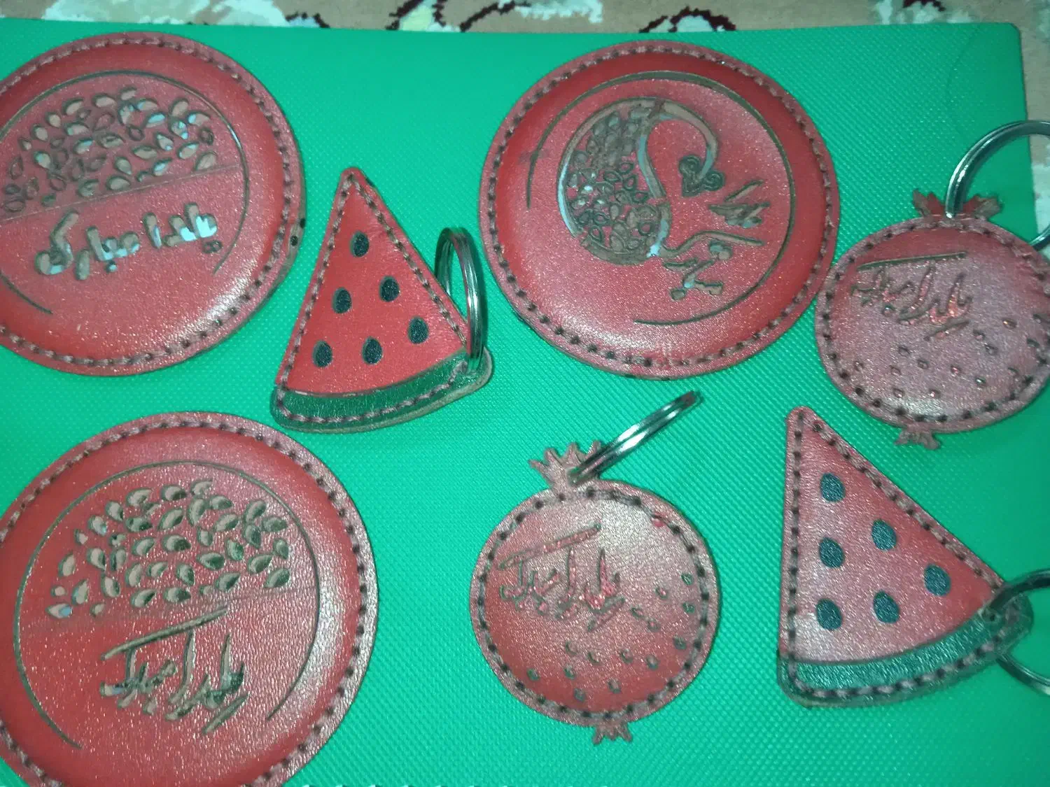 اینه ی چرمی اصل با سرکلیدی ،شب یلدا|صنایع دستی و سایر لوازم تزئینی|تهران, سلسبیل شمالی|دیوار