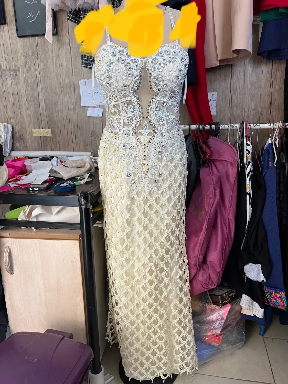 لباس مجلسی مانتو روی|لباس|اصفهان, خانه اصفهان|دیوار