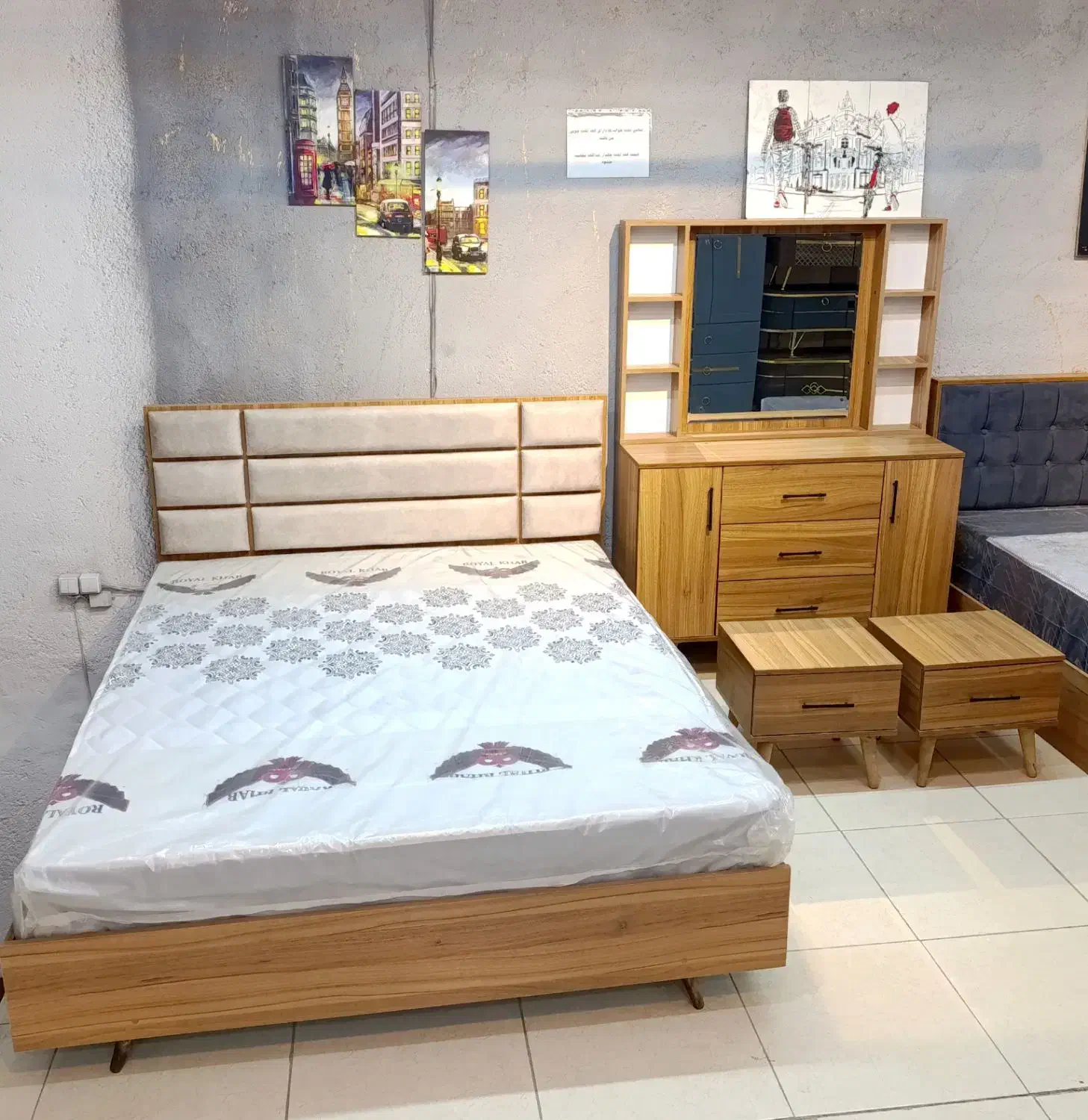 سرویس خواب هلن شرکتی ژوبین|تخت و سرویس خواب|همدان, |دیوار