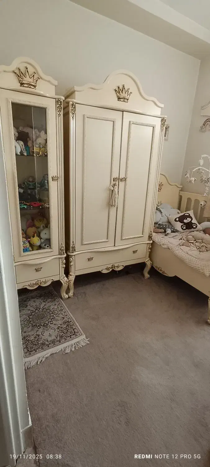 سیسمونی تخت کمد نوزاد|تخت و سرویس خواب|تهران, شهرک ولیعصر جنوبی|دیوار