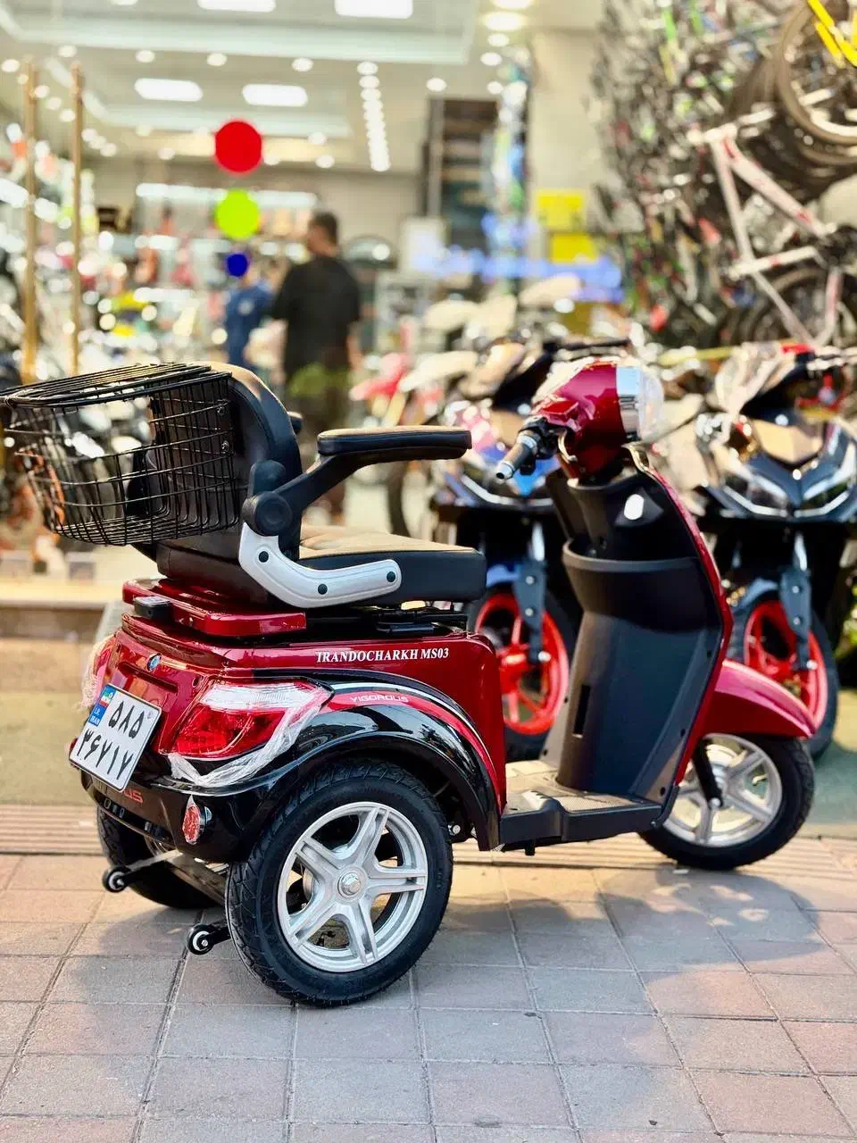 موتور برقی ۱۰۰۰وات ایران دوچرخ مدل ۱۴۰۴|موتورسیکلت|رشت, گلسار|دیوار