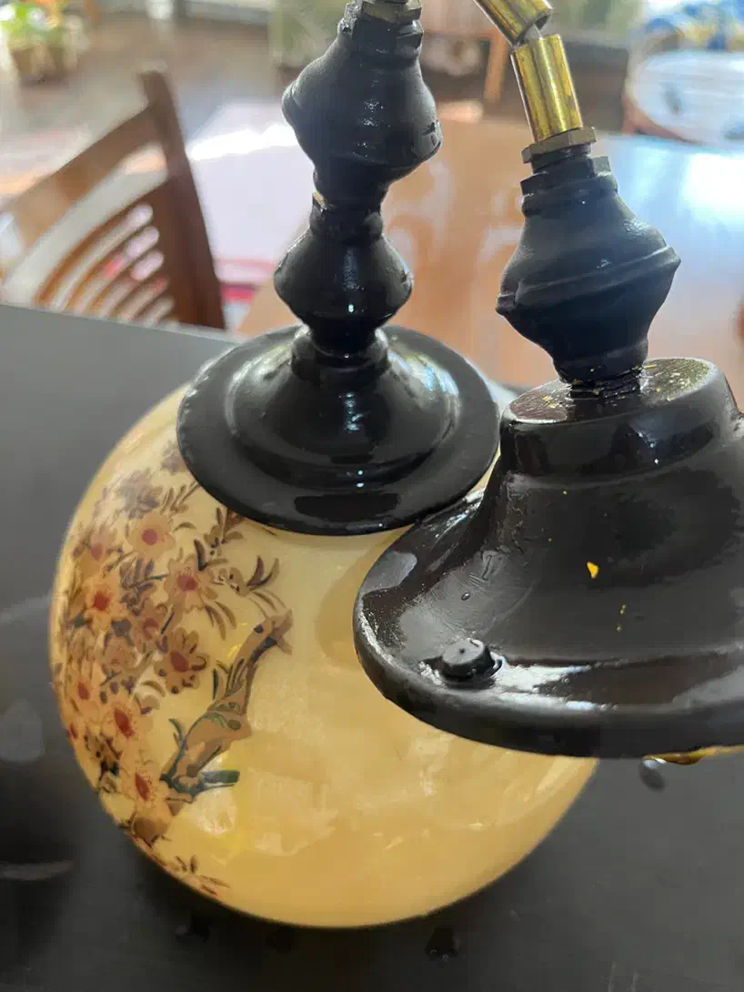 لوستر تکشاخه با حباب بسیار تمیز|لوستر و چراغ آویز|کرج, شهرک جهاننما|دیوار