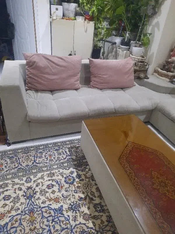 مبلمان ال6نفره ومیز ناهارخوری 4نفره کم جا|مبلمان خانگی و میز عسلی|تهران, حبیب الله|دیوار