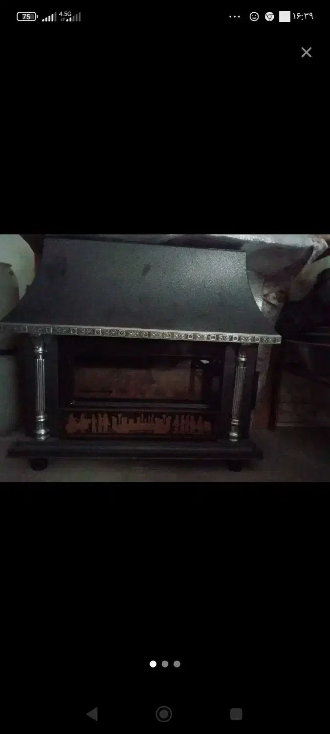 بخاری گازی طرح شومینه|بخاری، هیتر، شومینه|فردیس, فردیس|دیوار