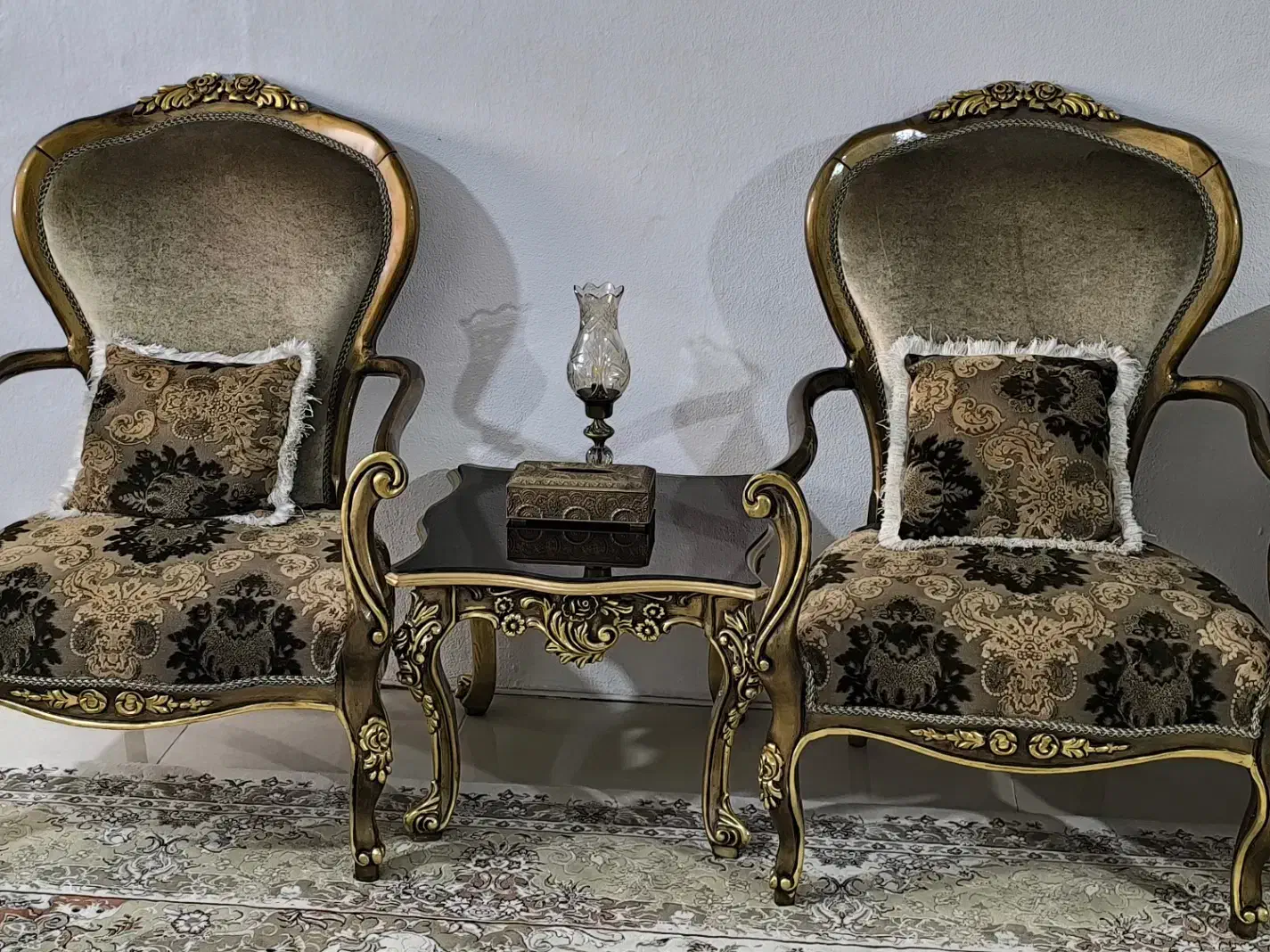 مبل سلطنتی ۷ نفره،میز ناهار خوری ۶ نفره،و میزها|مبلمان خانگی و میز عسلی|پاکدشت, پاکدشت (مامازند)|دیوار