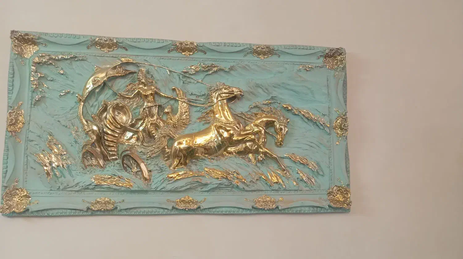 تابلو رزین ورق طلا|تابلو، نقاشی، عکس|ورامین, شهرک فجر|دیوار