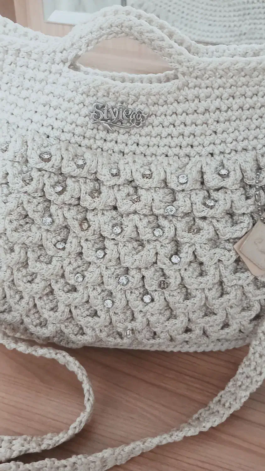 کیف مکرومه بافی|کیف، کفش، کمربند|باغستان, |دیوار