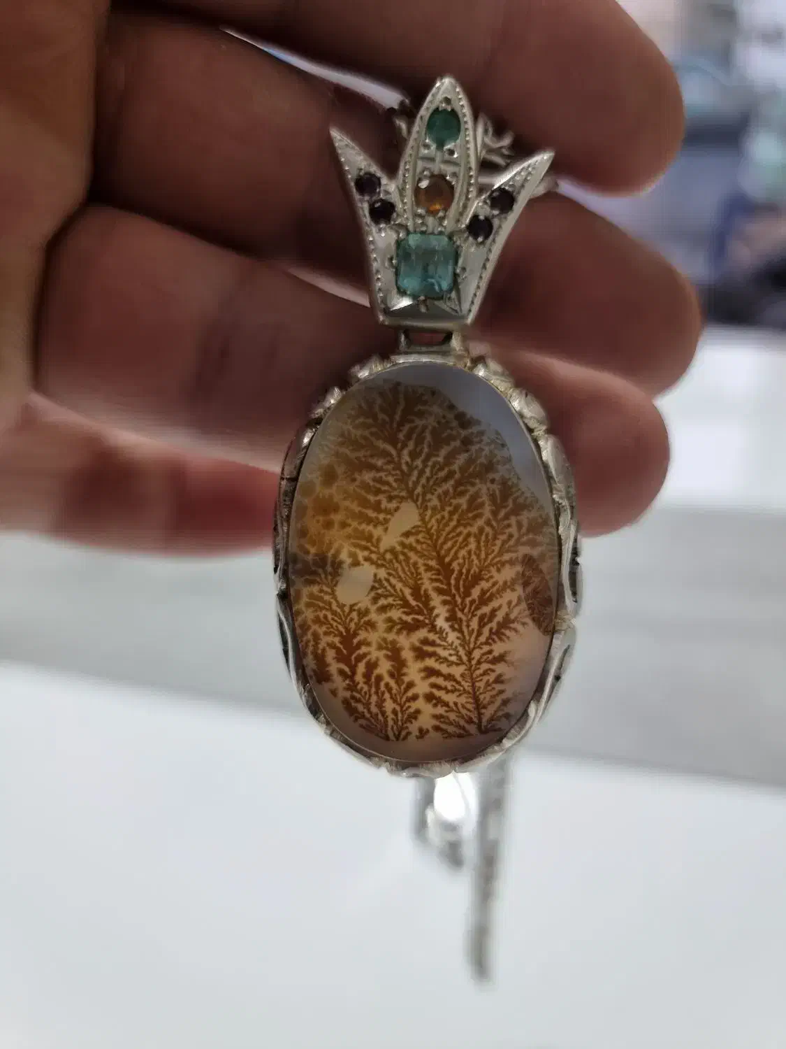 زنجیر و پلاک شجر|جواهرات|قم, ولیعصر|دیوار