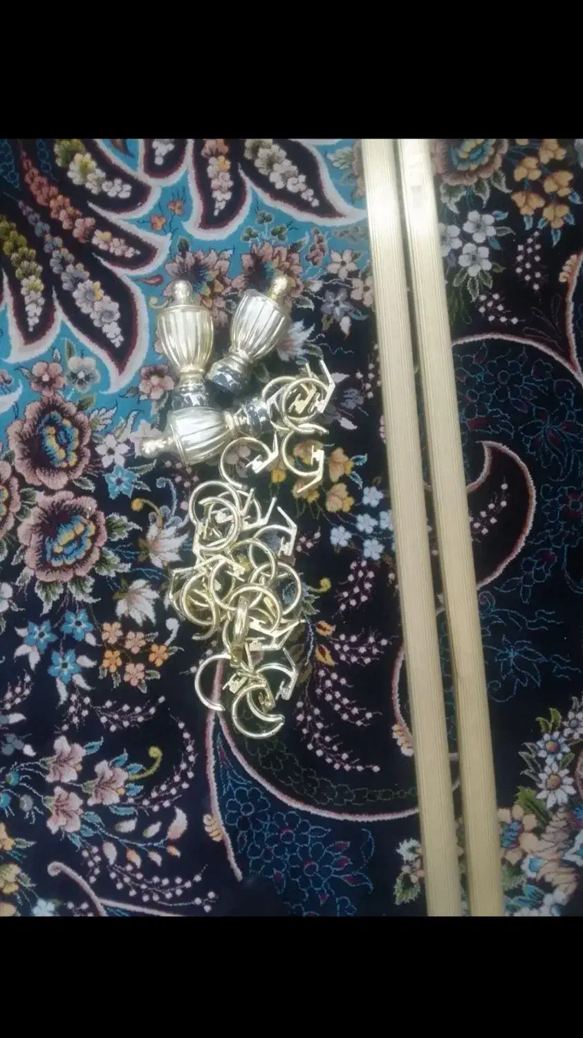 چوب پرده طلایی|پرده، رانر، رومیزی|سبزوار, باهنر|دیوار