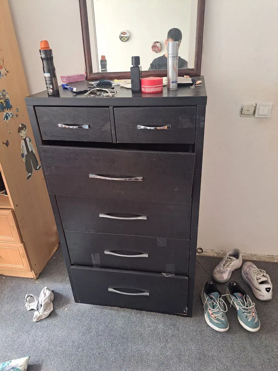 کشو دراور|جاکفشی، کمد، دراور|بندر انزلی, ساحل قو|دیوار