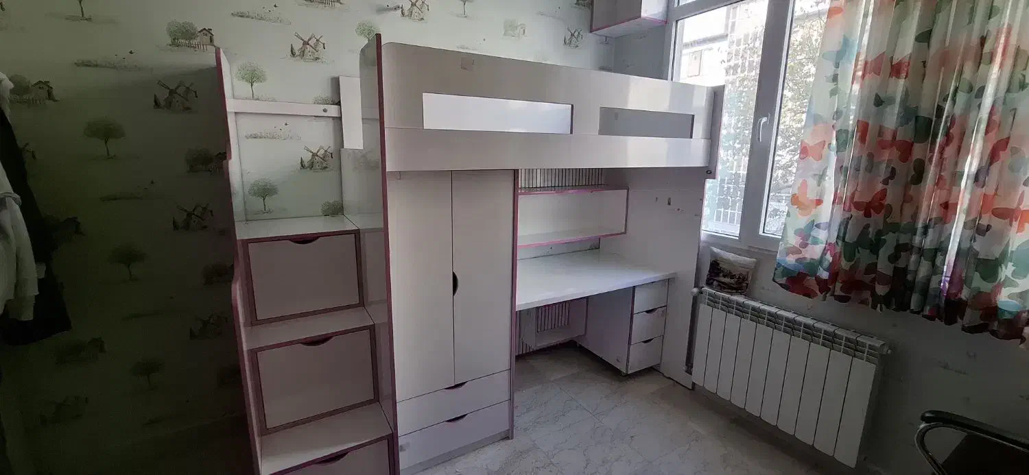 سرویس تخت کم جا|تخت و سرویس خواب|قزوین, |دیوار