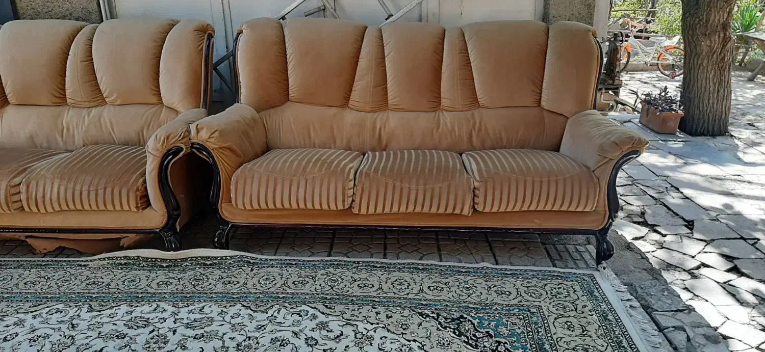 مبل راحتی ۷نفره|مبلمان خانگی و میز عسلی|تهران, درکه|دیوار