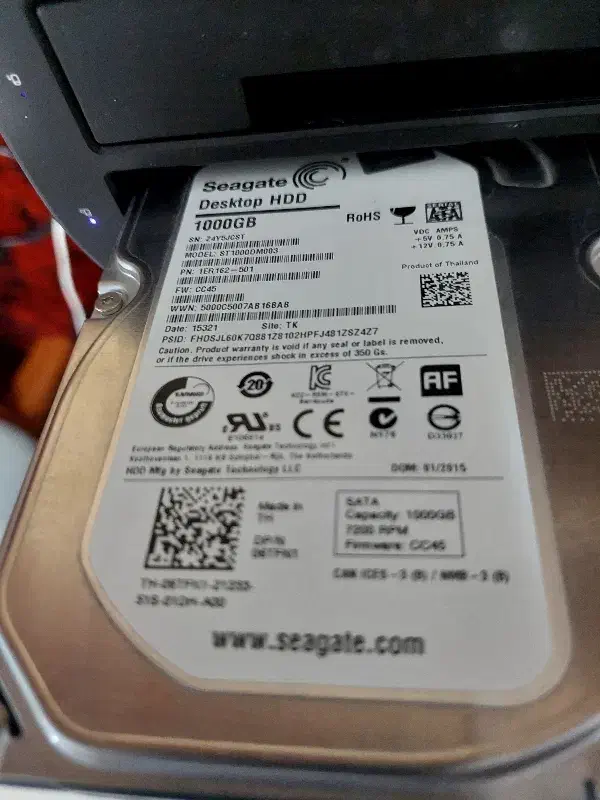 هارد اینترنال سیگیت ۱ ترا در حد|قطعات و لوازم جانبی رایانه|یزد, |دیوار