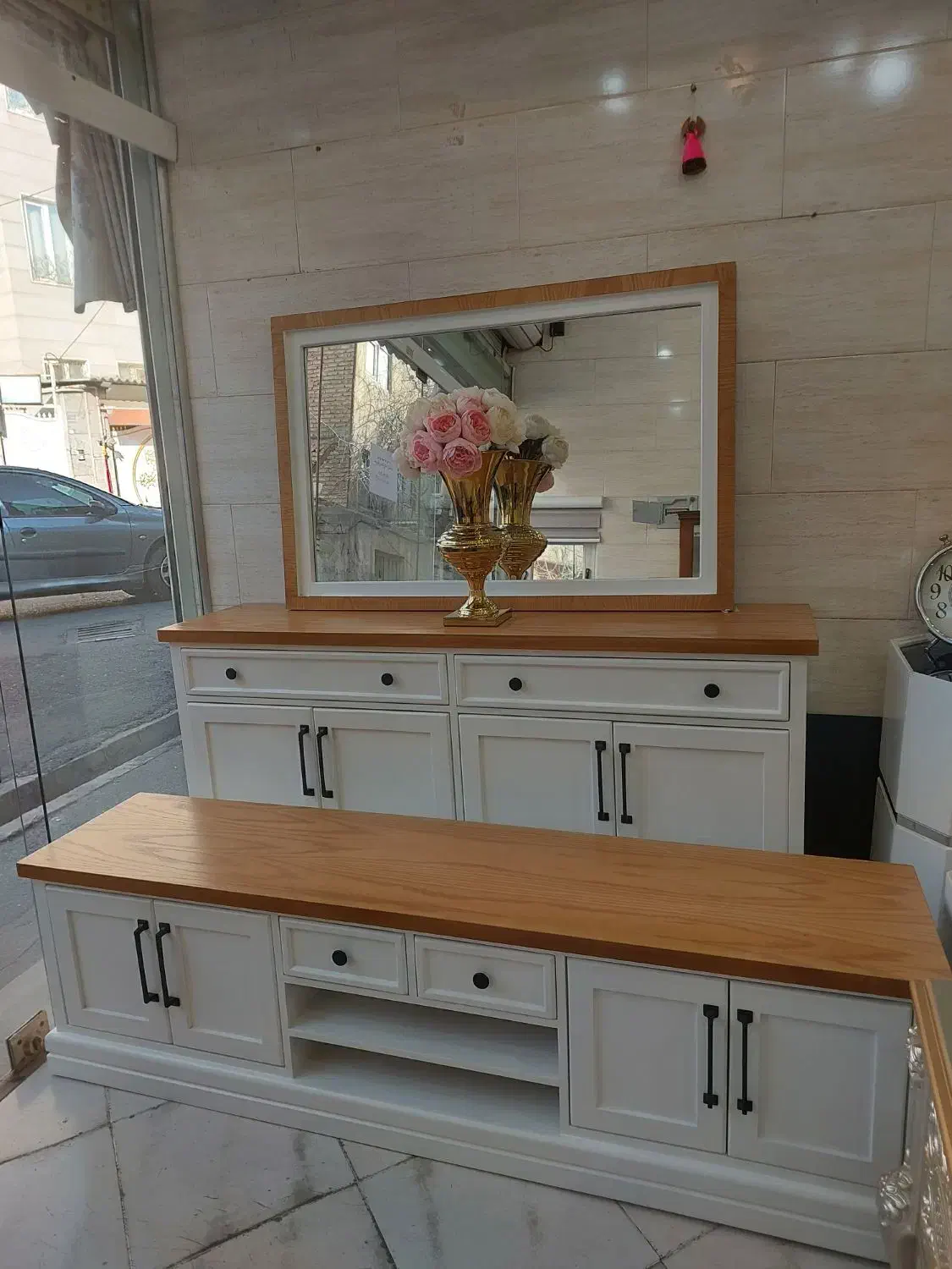 آینه و کنسول ستاره|بوفه، ویترین، کنسول|تهران, شهید رجایی|دیوار