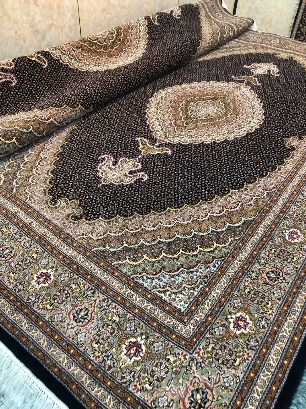 جفت ۶متری فرش ماهی درجه۱|فرش|تبریز, |دیوار