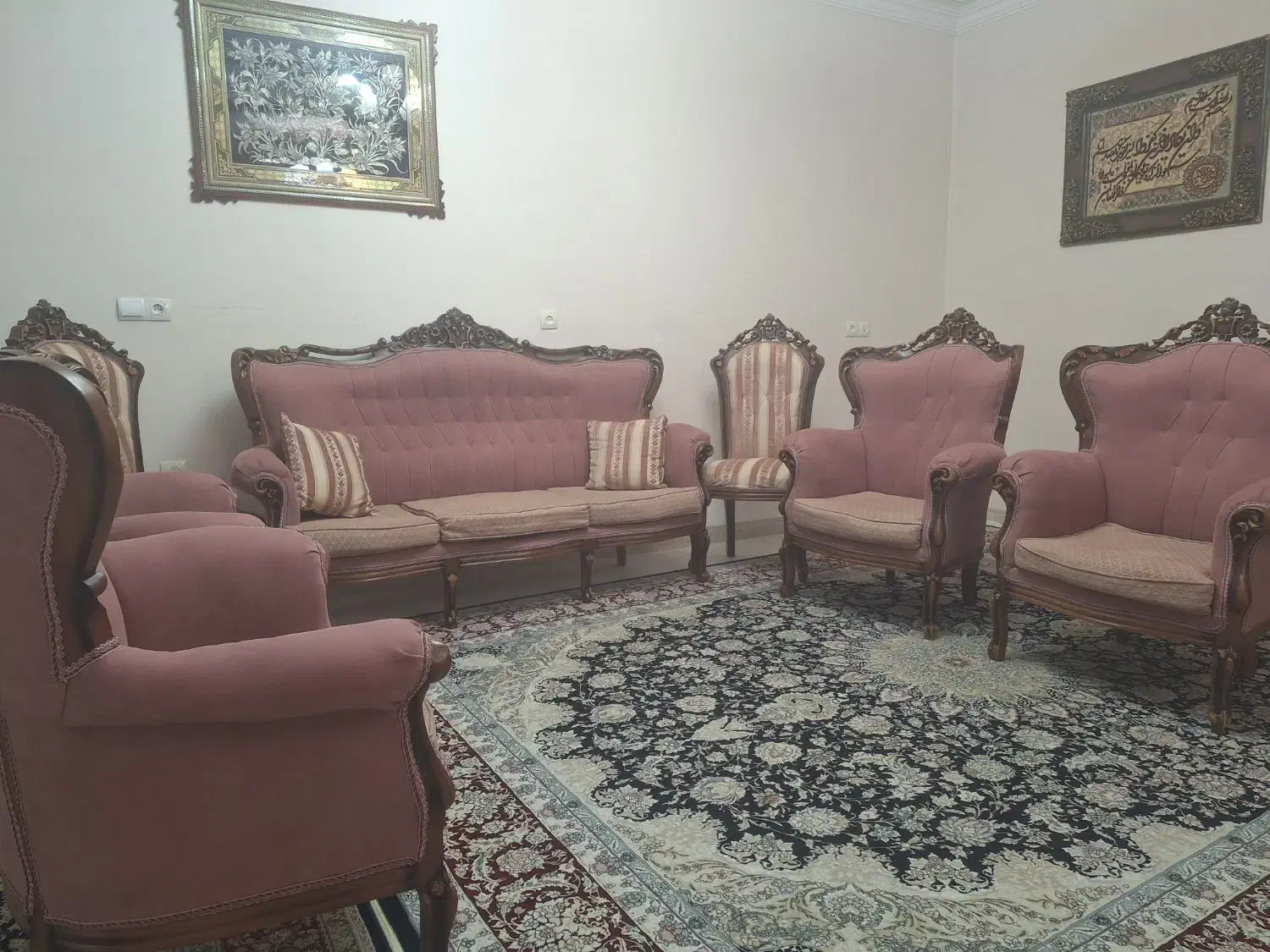 مبل سلطنتی. چپب راش اصل|مبلمان خانگی و میز عسلی|ایلام, |دیوار