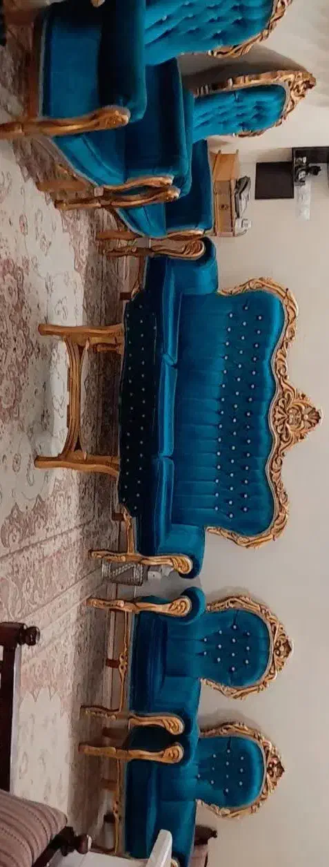 مبل کلاسیک سلطنتی چوب راش|مبلمان خانگی و میز عسلی|کاشان, فاز ۲ ناجی آباد|دیوار