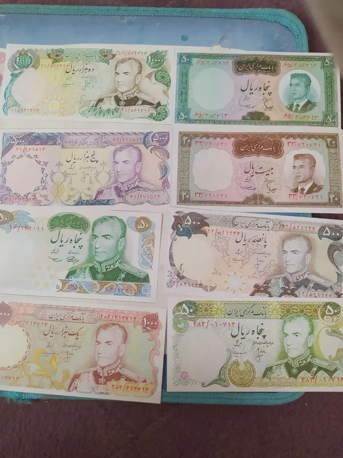 فروش ویژه اسکناس پهلوی دوم فانتزی|کلکسیون سکه، تمبر، اسکناس|اصفهان, ارغوانیه|دیوار