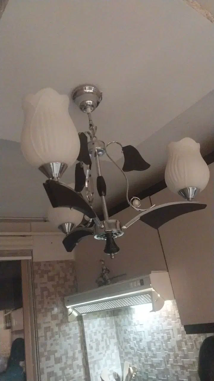 لوستر آشپزخونه طرح لاله|لوستر و چراغ آویز|کرج, کلاک نو|دیوار