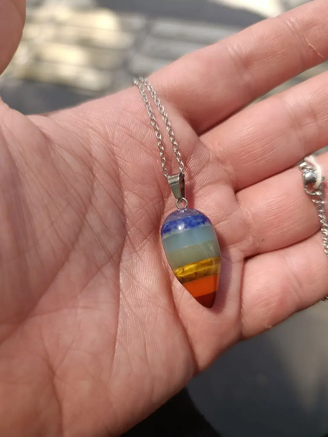 گردنبند 7چاکرا گرید a|بدلیجات|ارومیه, |دیوار