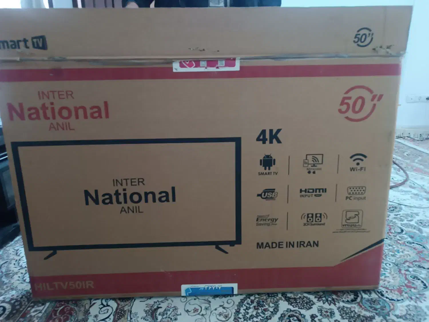 تلویزیون هوشمند 50 اینچ|تلویزیون و پروژکتور|بیرجند, |دیوار