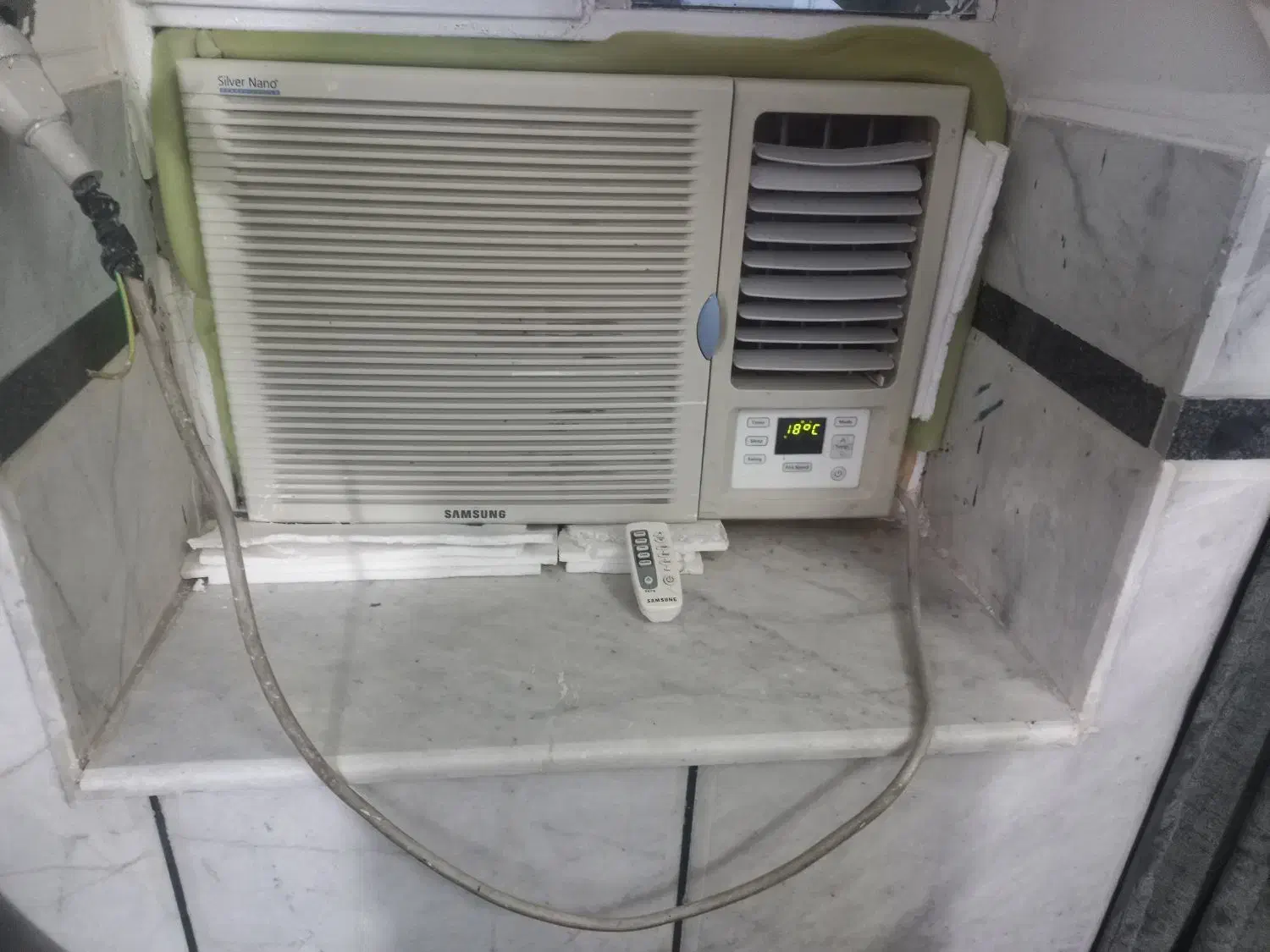 کولر پنجره ای سامسونگ|کولر گازی و فن‌کوئل|زابل, |دیوار