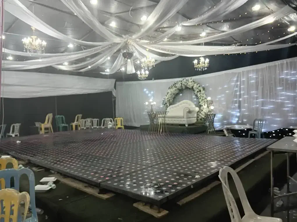 نصب داربست عروسی با تشریفات کامل|خدمات پذیرایی، مراسم|توتکابن, |دیوار